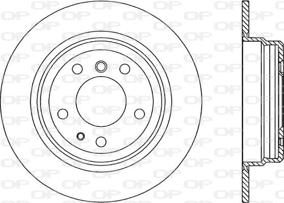 OPEN PARTS Тормозной диск BDA1086.10